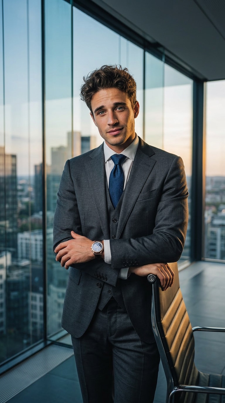 CEO portrait cinematic prompt