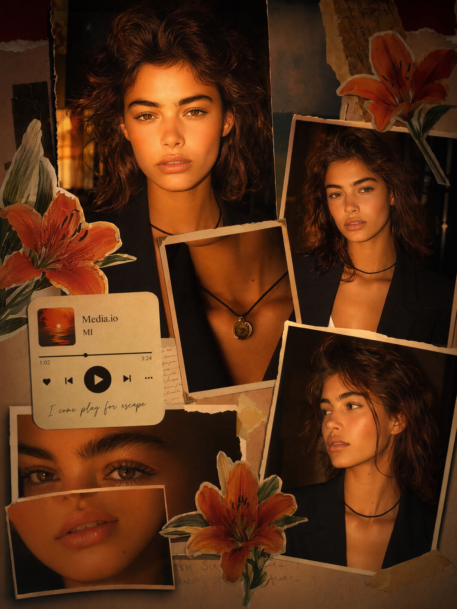 ChatGPT AI collage photo with magazine-style layers