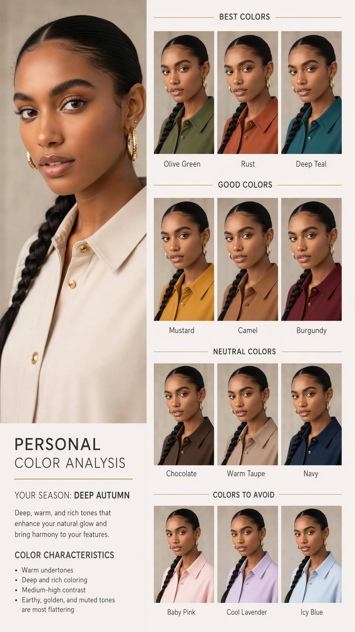 AI color analysis female