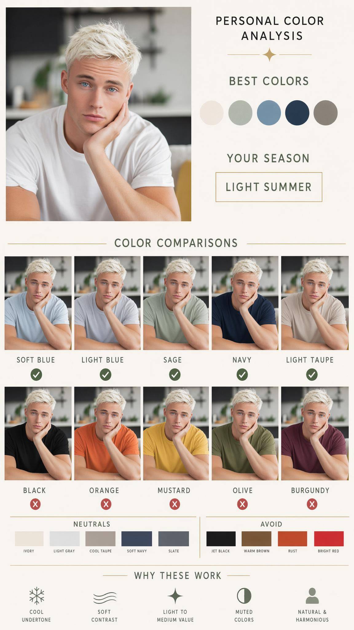 AI color analysis male