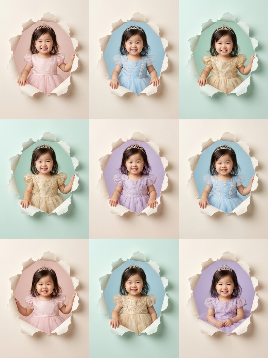 Baby Princess Multiverse - Disney Princess Multiverse with baby-safe styling