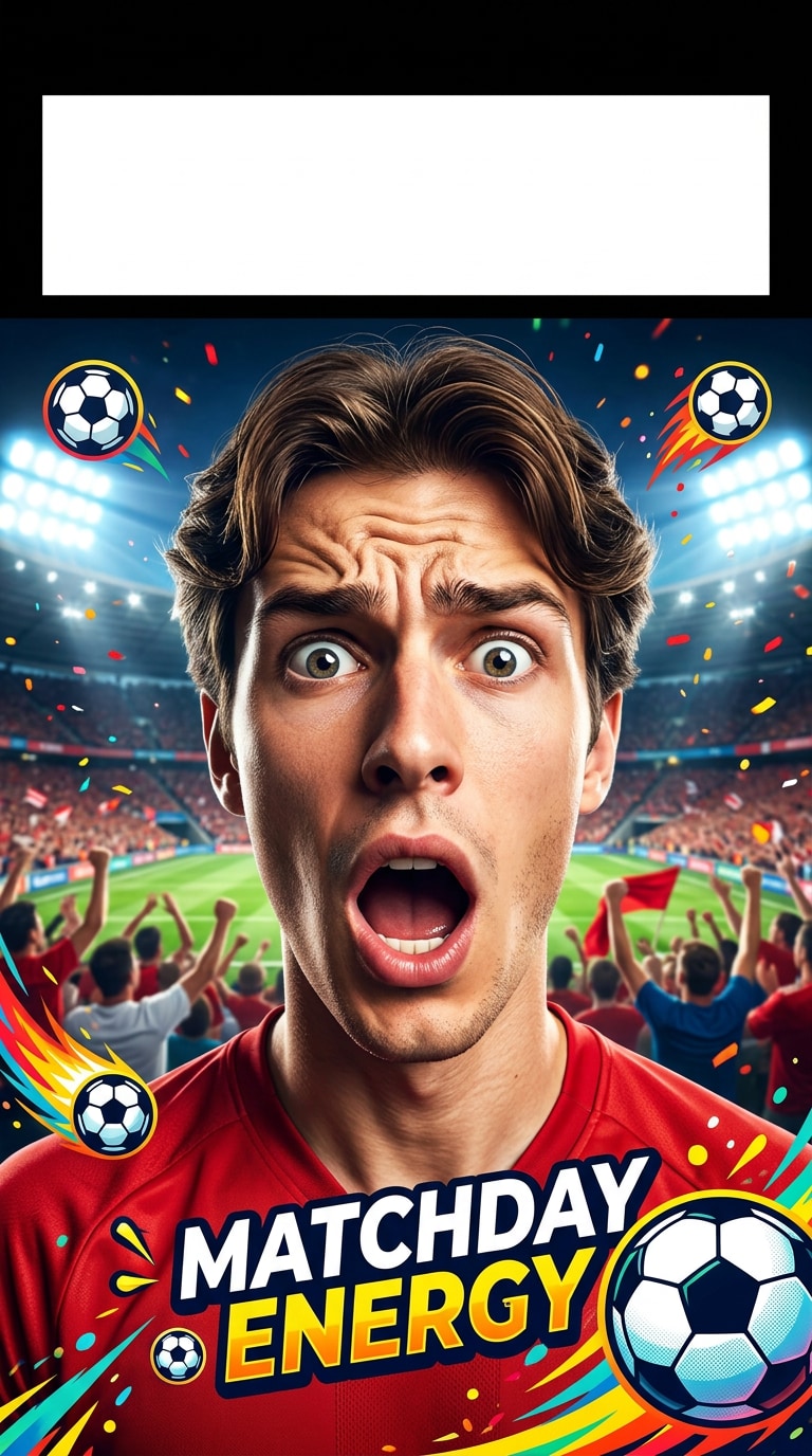 Football reaction meme card prompt