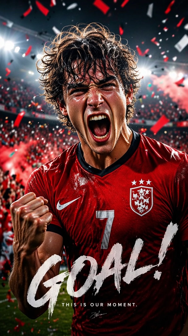 Epic Goal Celebration Poster