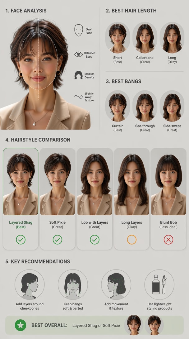 AI hairstyle analysis female