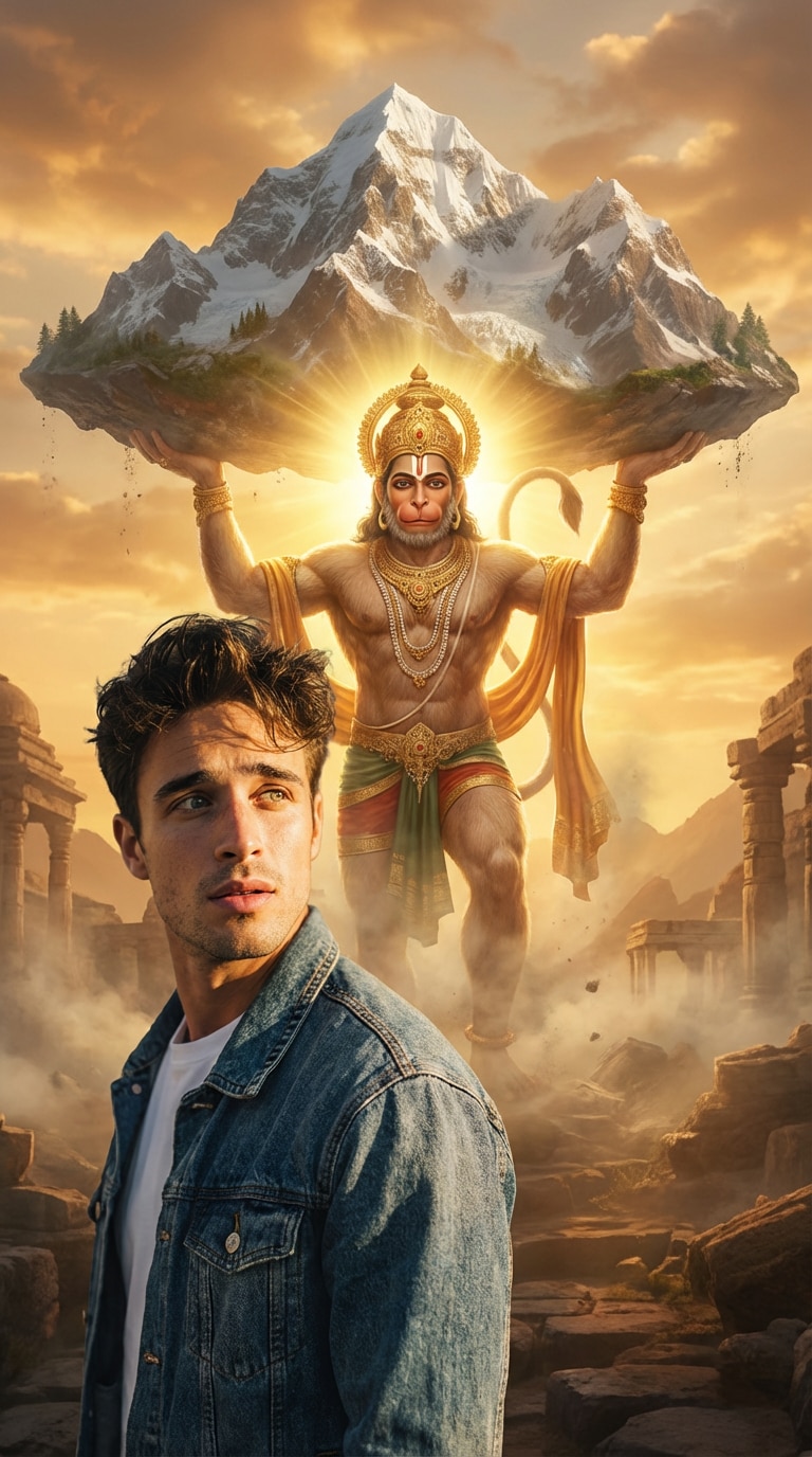 Mountain Carrying Myth Version