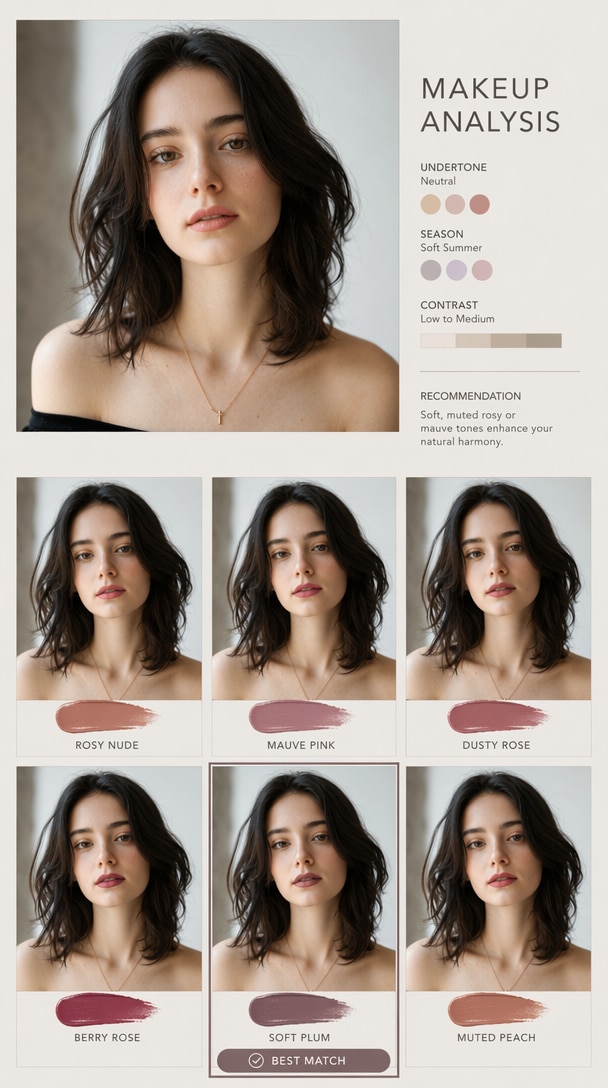 AI makeup look suggestion after ChatGPT makeup analysis Reddit trend