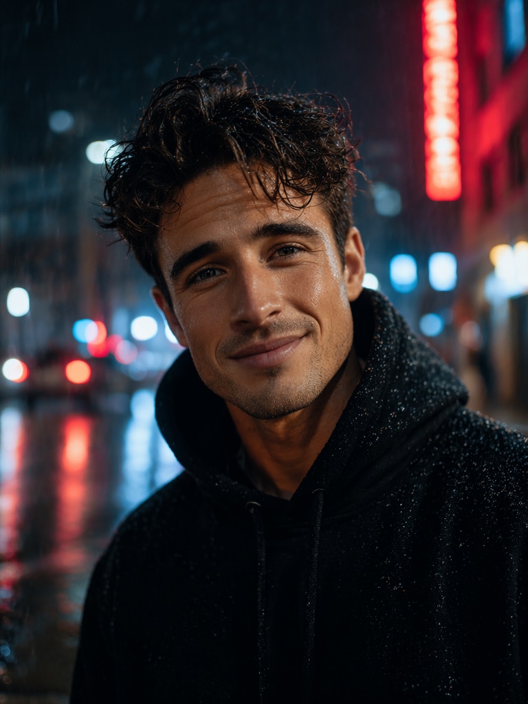 Cinematic Street Portrait Prompt for Boys