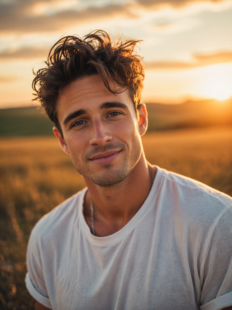 Golden Hour Nature Portrait Prompt