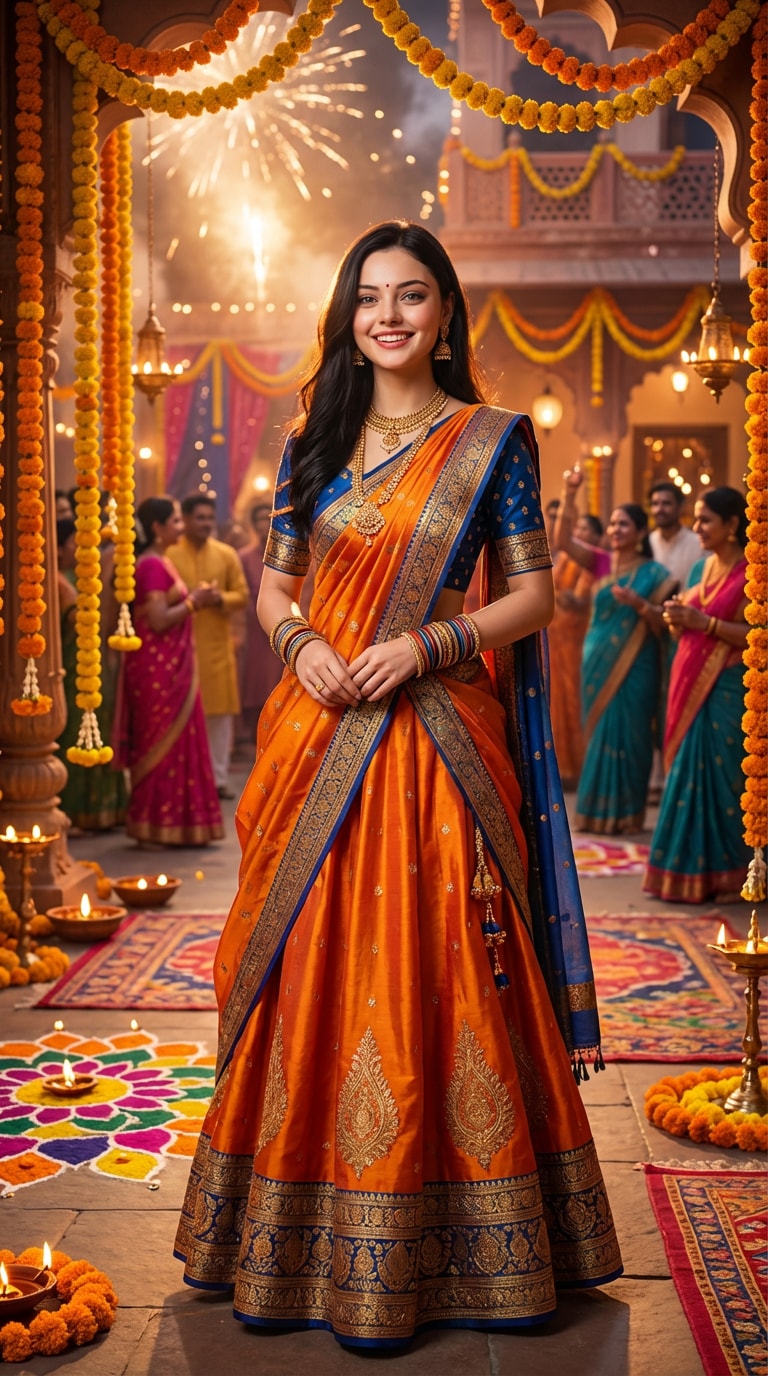 Traditional Festival Look