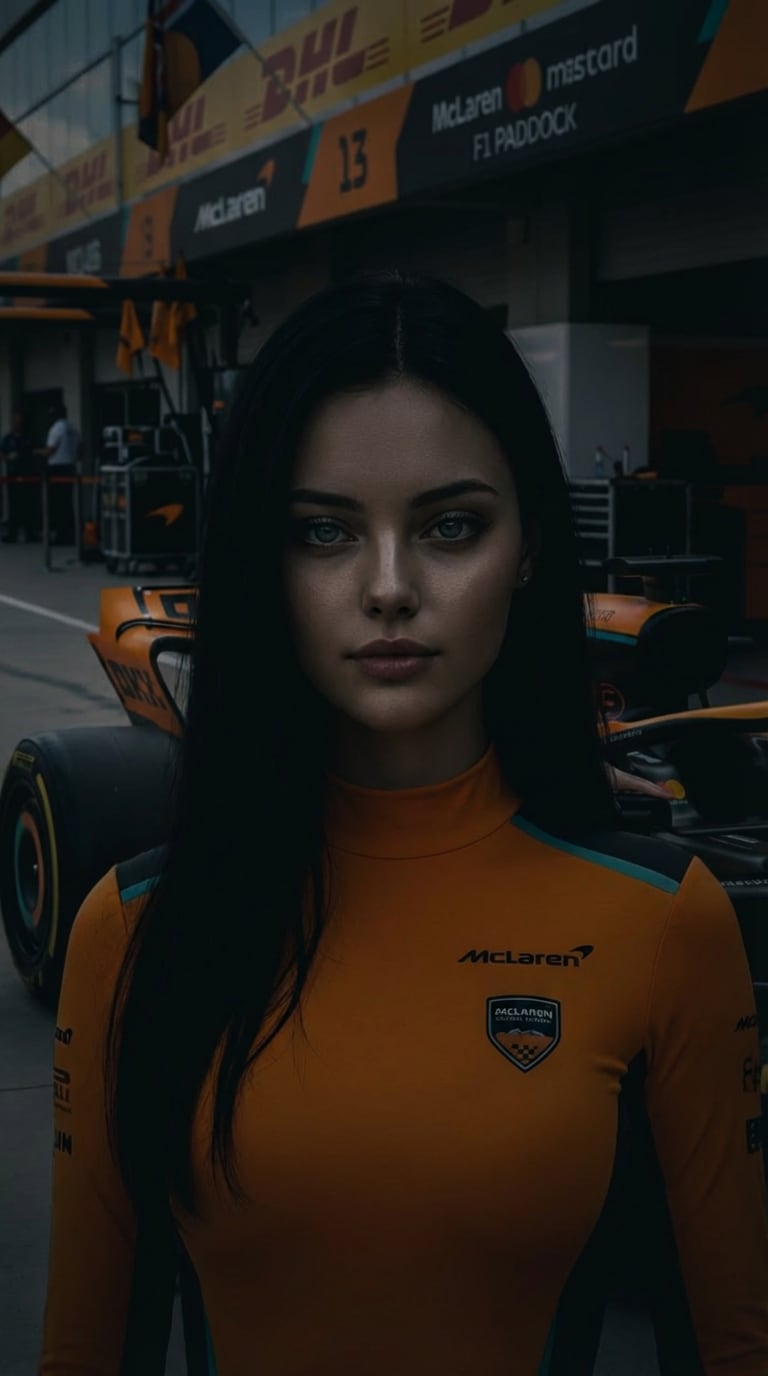 Dark Aesthetic Moody Portrait