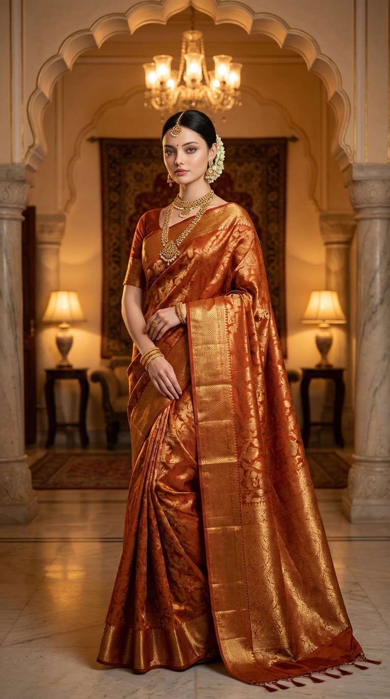 Saree Traditional Royal Look Prompt