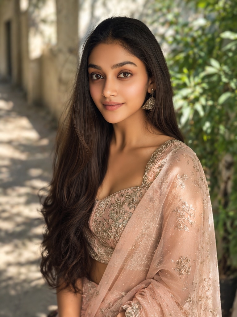 Outdoor Natural Light Saree