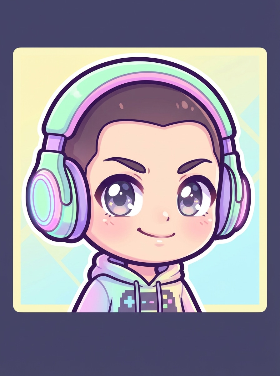 Chibi Gamer Icon