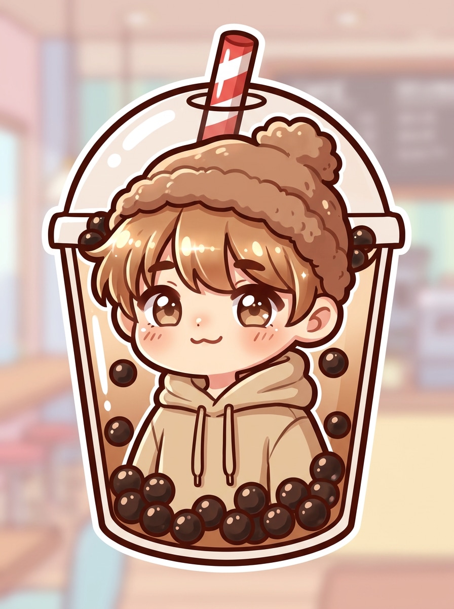 Chibi Milk Tea Portrait