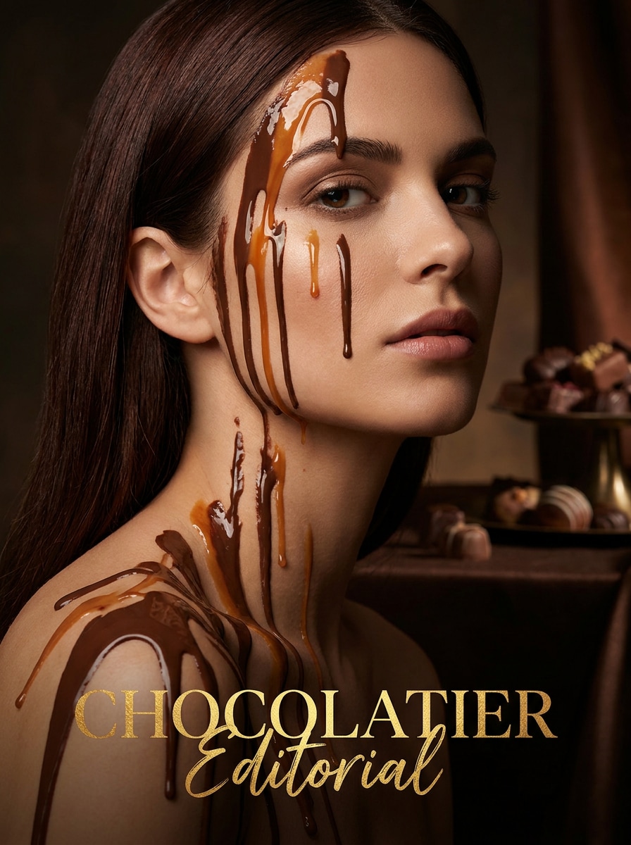 Chocolate Drip Editorial
