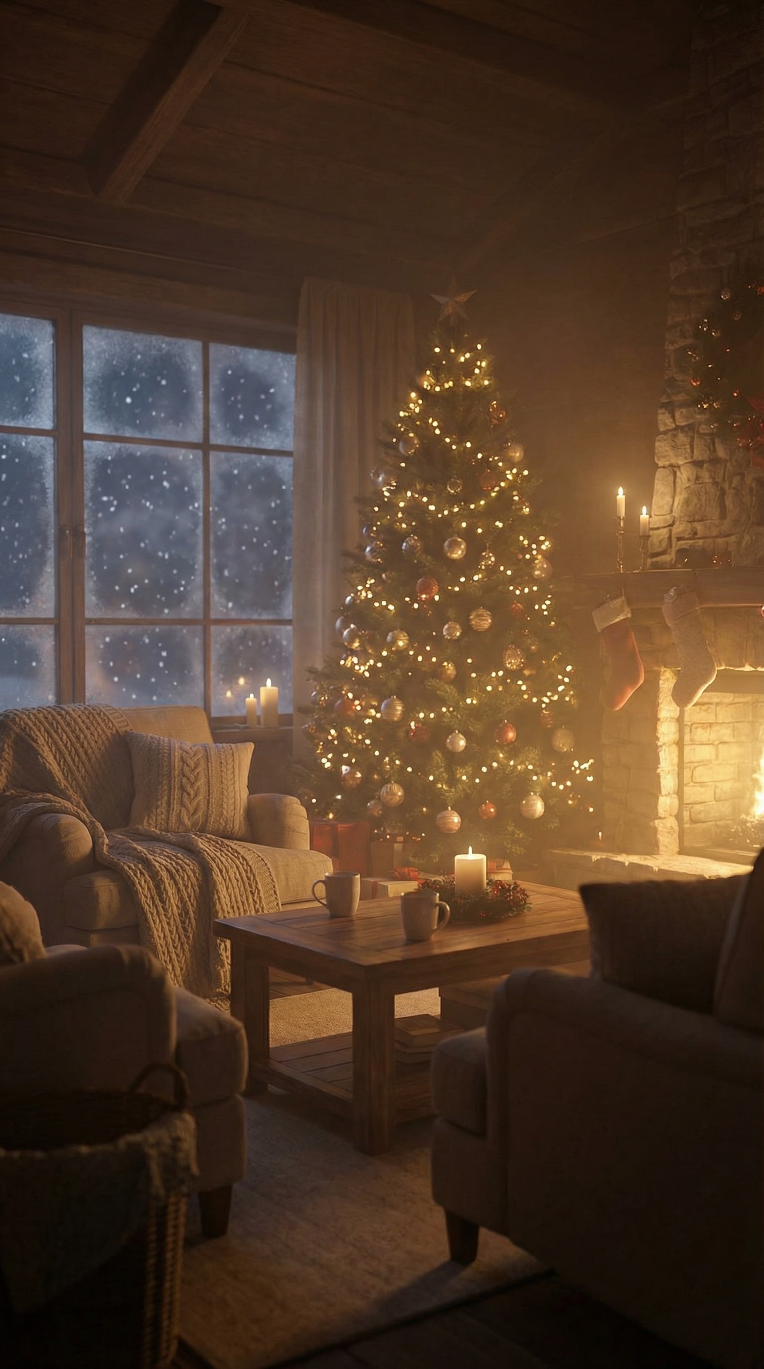 AI Christmas Wallpaper