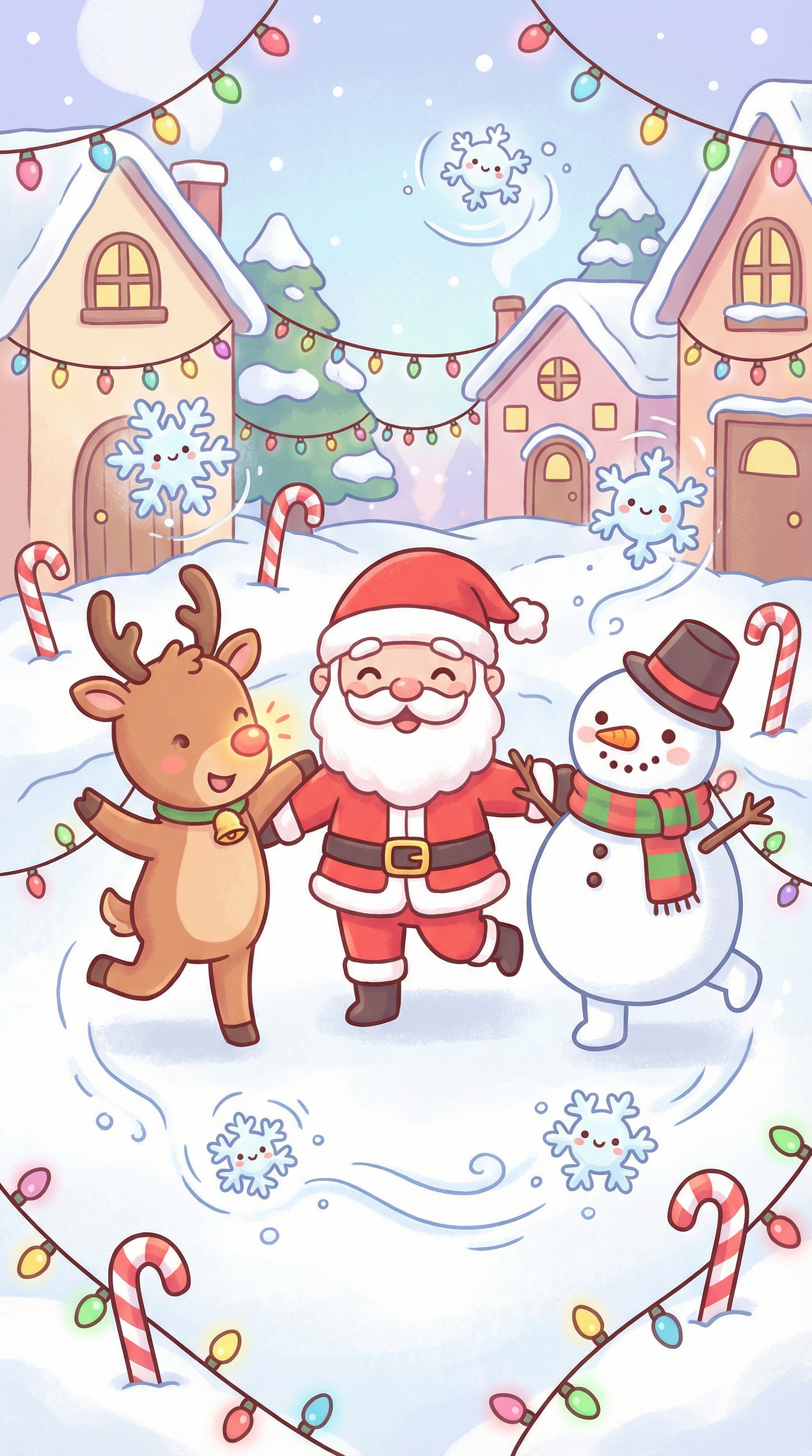 AI Christmas Wallpaper