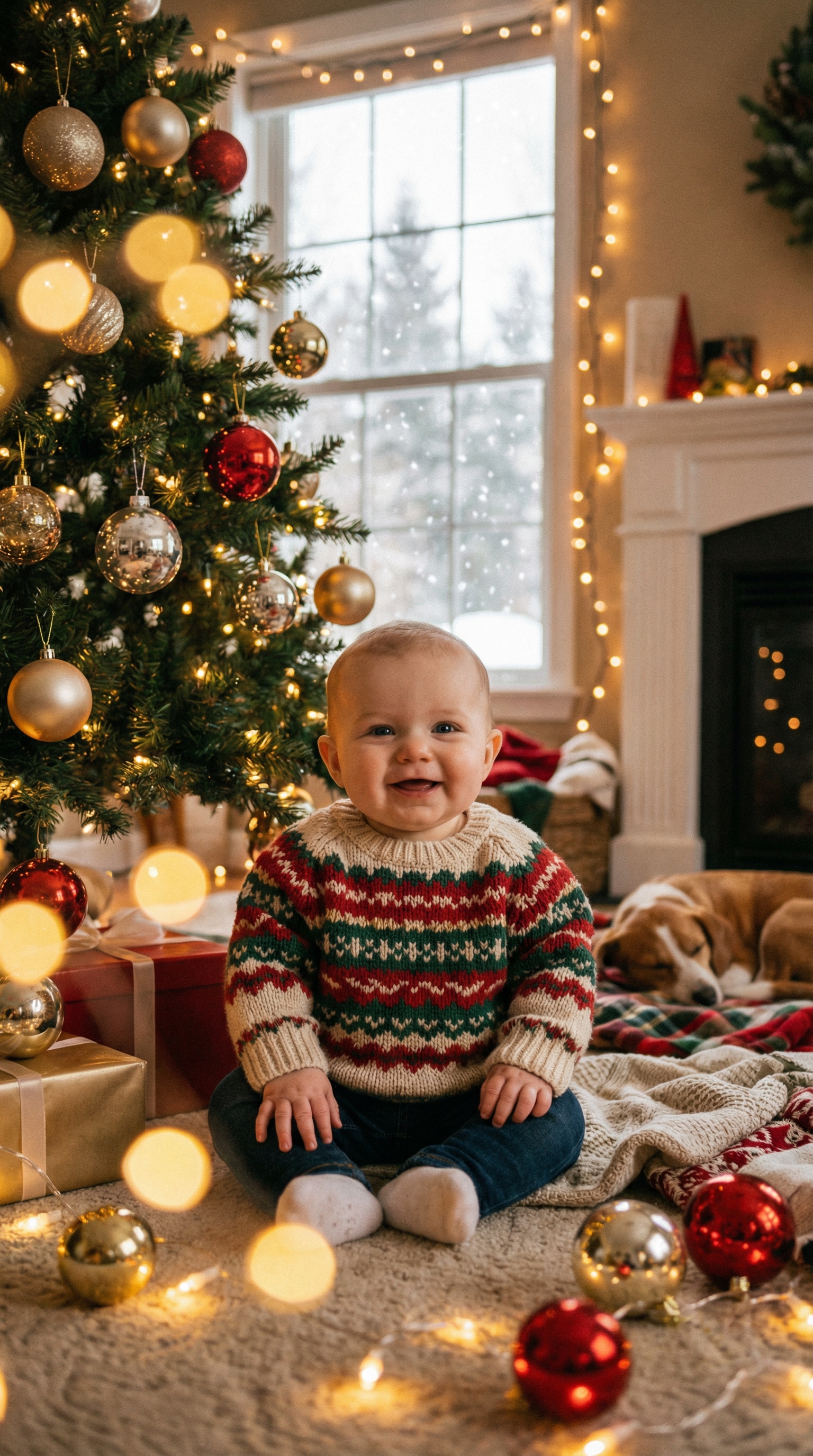 ai christmas baby