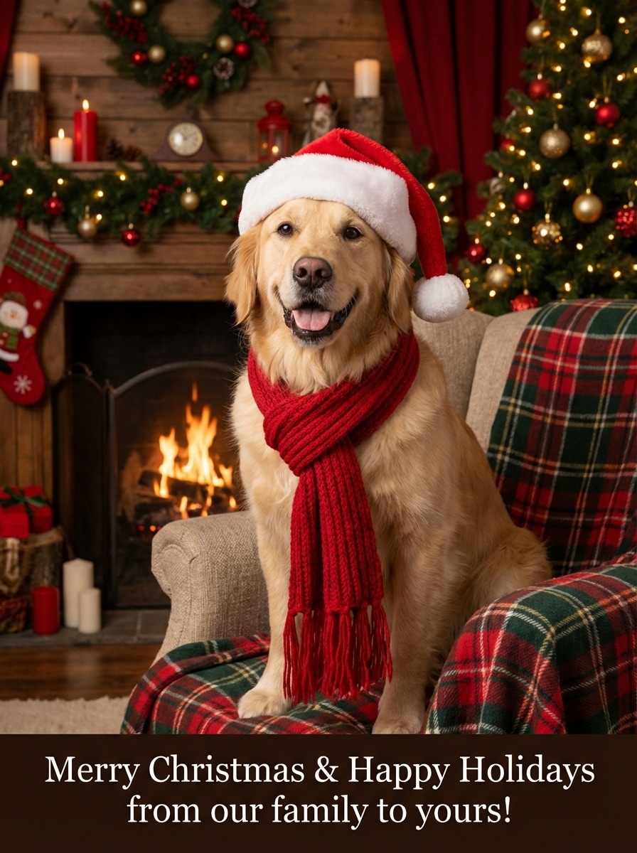 Holiday Christmas Portrait