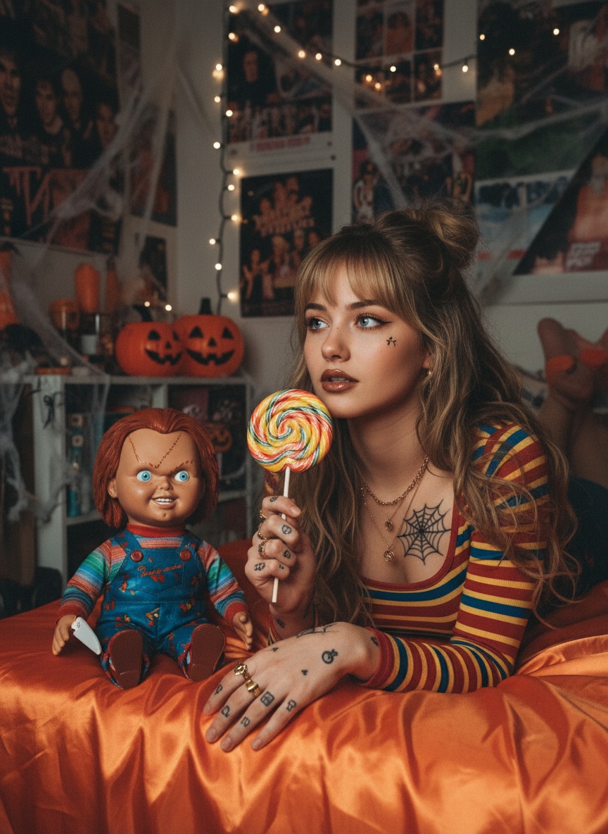 Satin Bed with Chucky