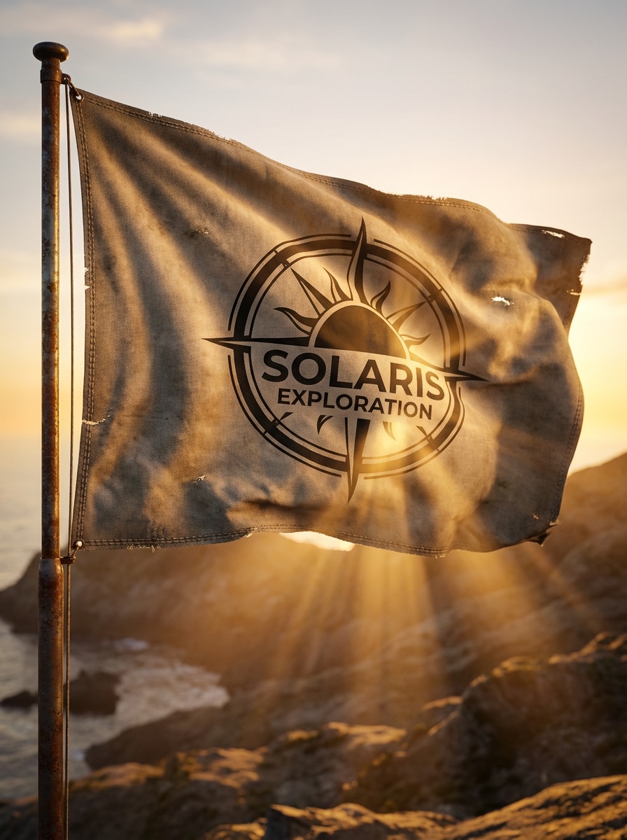 Cinematic 3D Flag Render