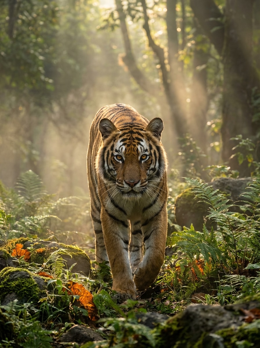 Cinematic Bengal Tiger
