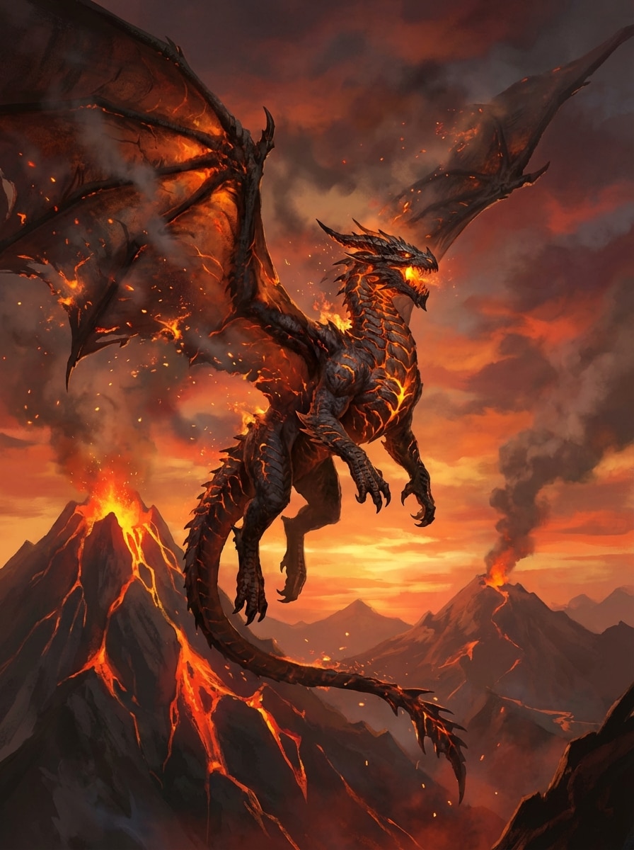 Cinematic Fire Dragon