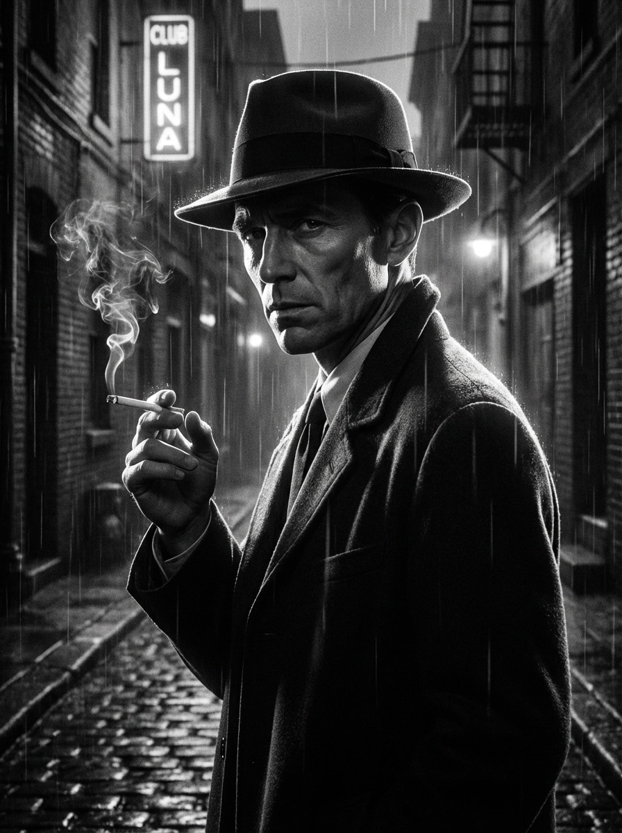 Cinematic Noir Greyscale