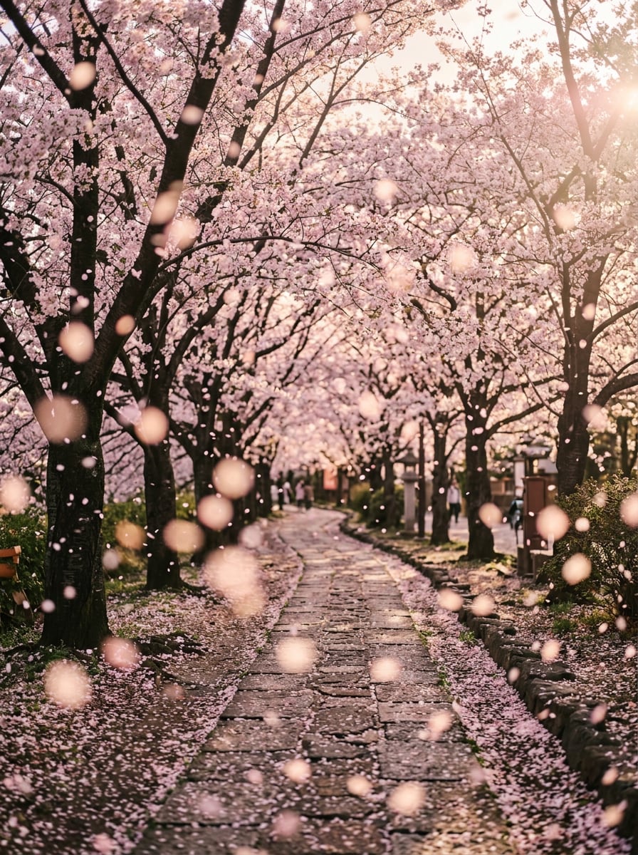 Cinematic Petal Shower