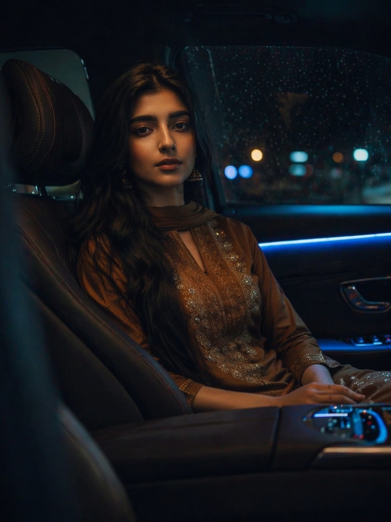 Luxury Car Interior Relight Cinematic Relight Prompt