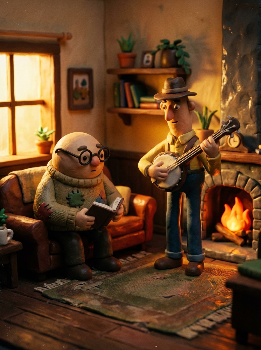 Classic Claymation Scene