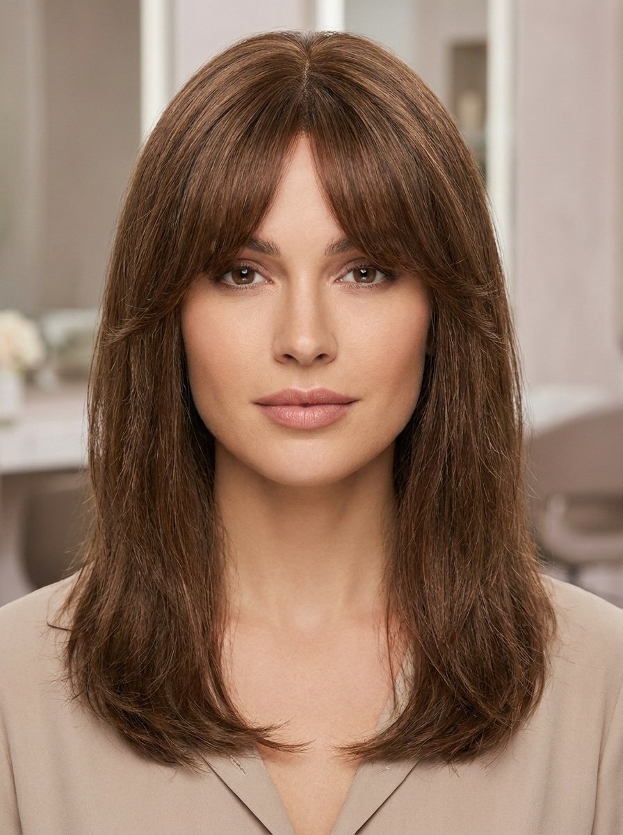 Classic Curtain Bangs