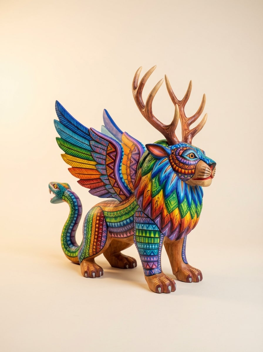 Classic Oaxaca Wood Carving