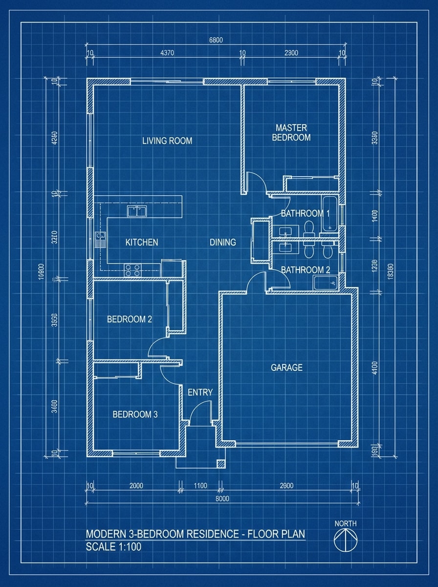 Classic Residential Blueprint