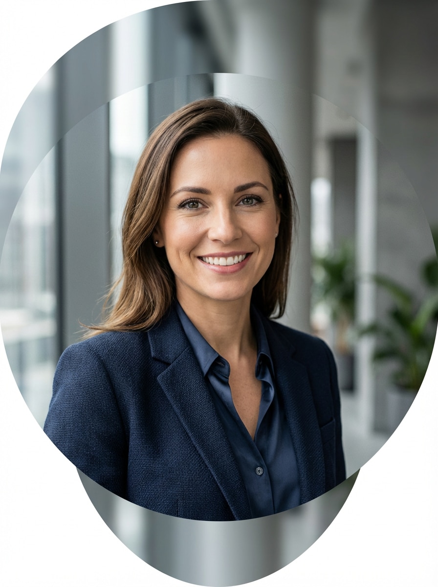 Clean Corporate Headshot + Signature