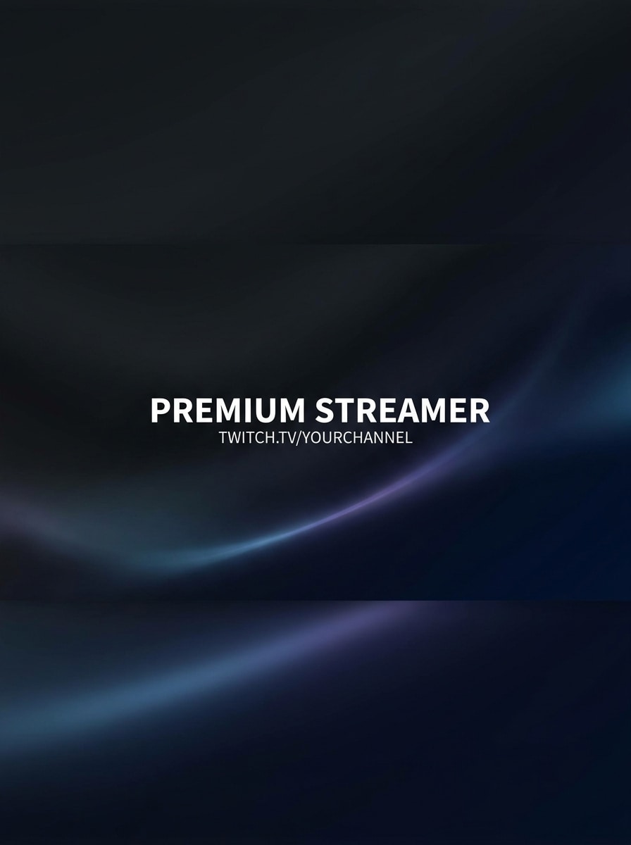 Clean Dark Gradient Banner