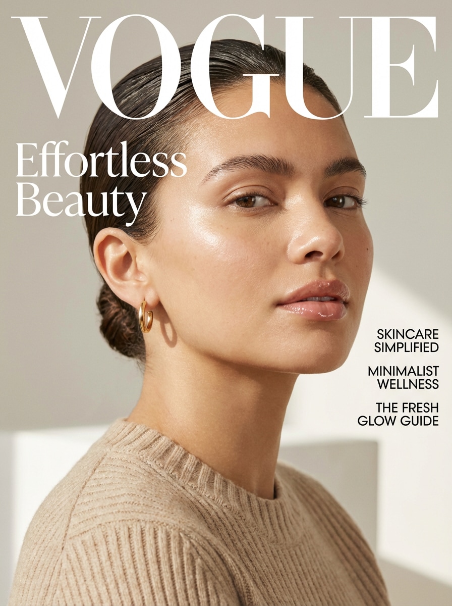 Clean Girl Aesthetic Vogue Cover