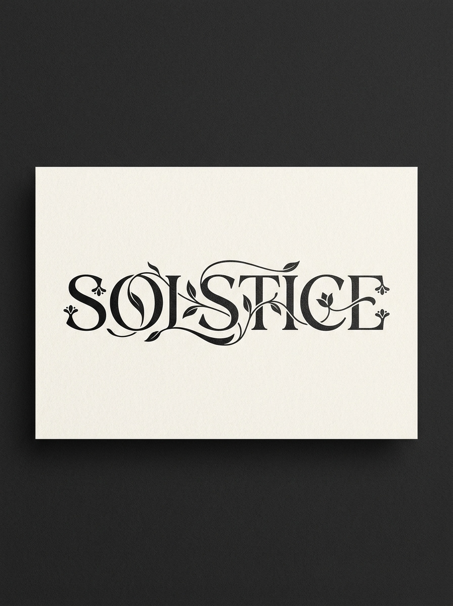 Clean Nouveau Wordmark