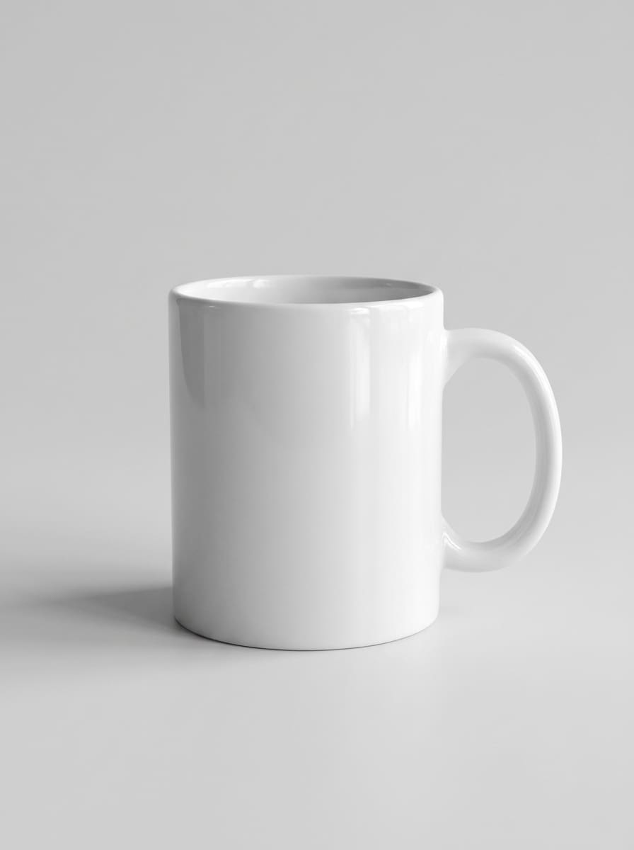 Clean White Studio Mug