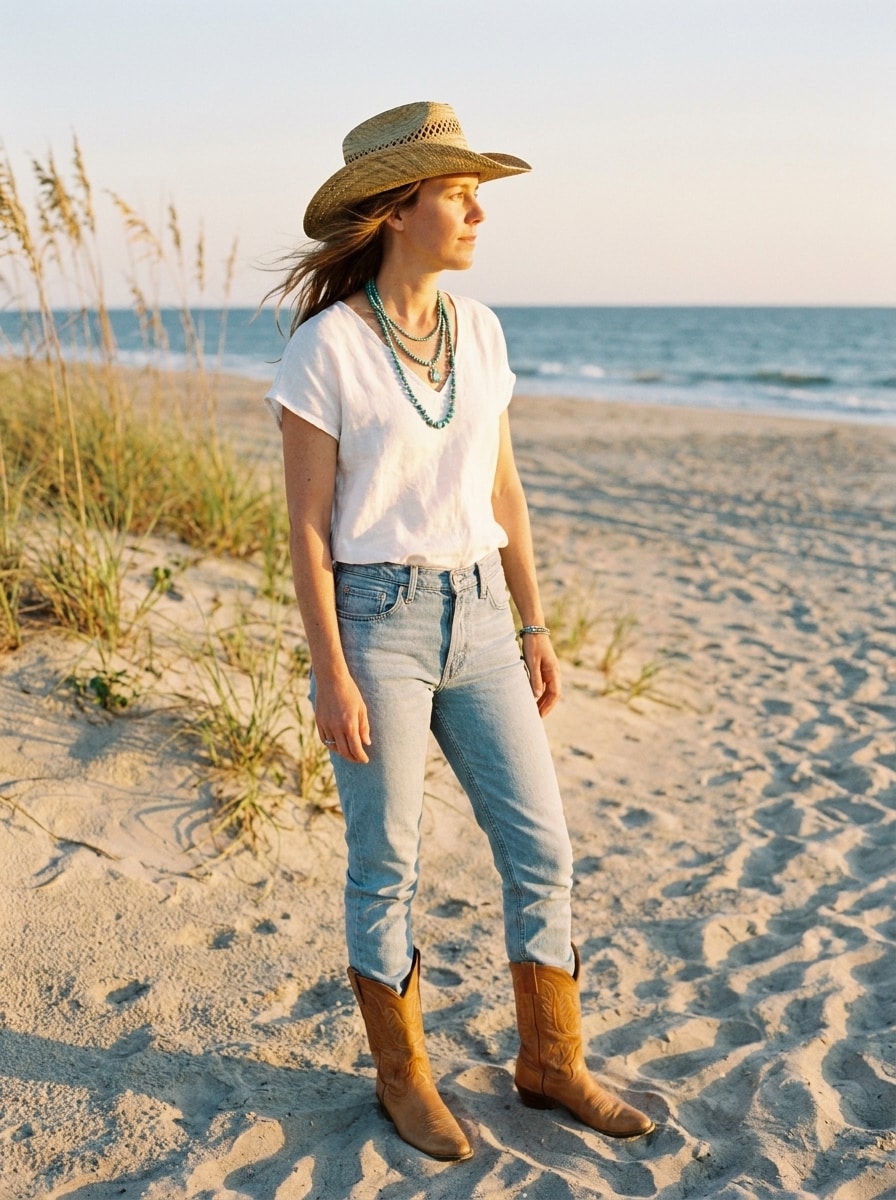 Coastal Cowgirl Aesthetic After