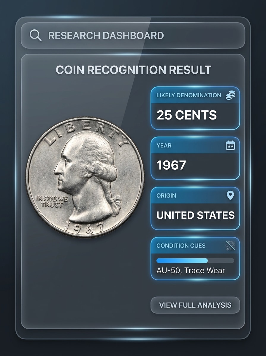 Coin Result Card with Attributes