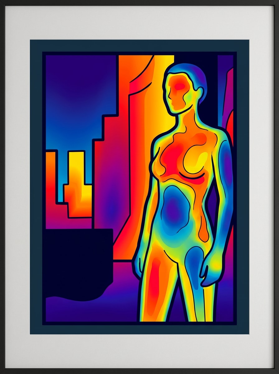 Colorful Heatmap Poster