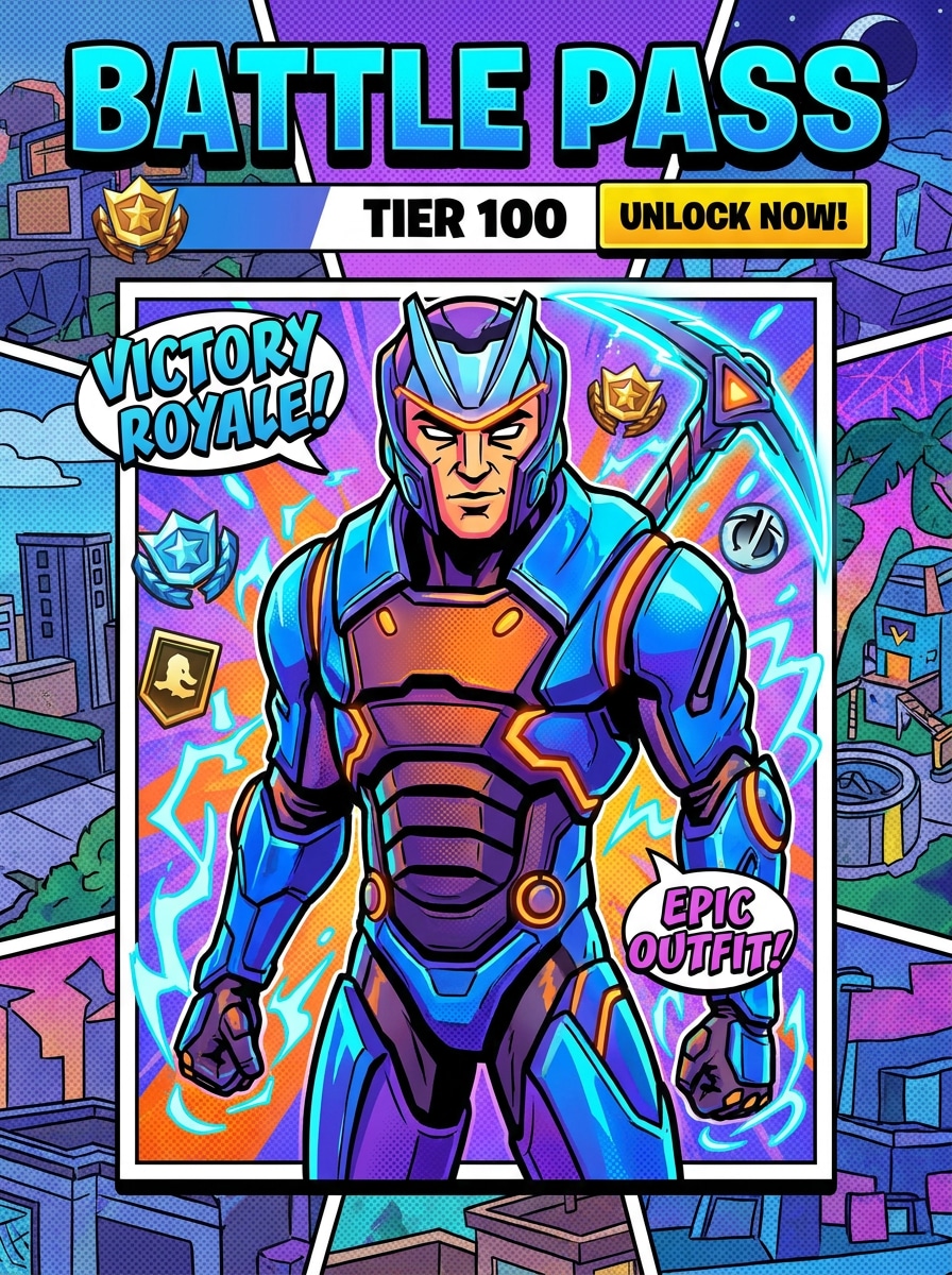 Comic Battle Pass Style