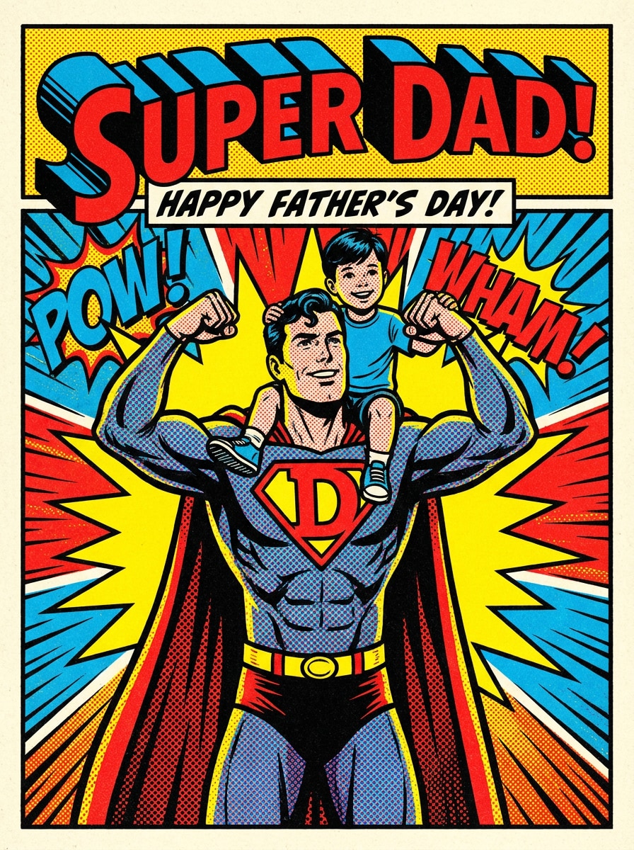 Comic Book Hero Dad