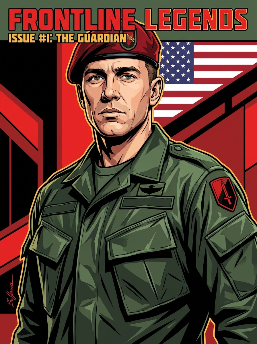 Comic Book Soldier