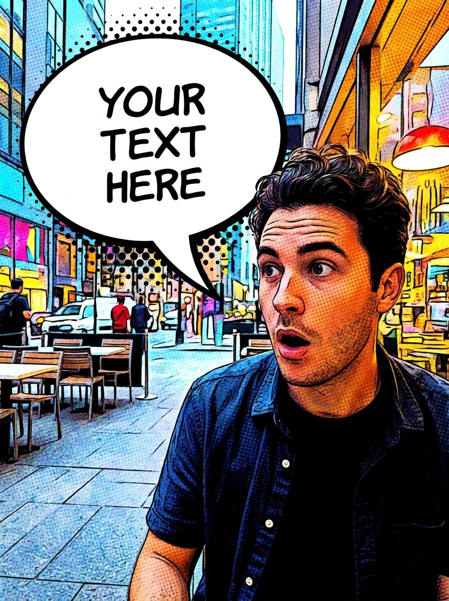 Comic Speech Bubble