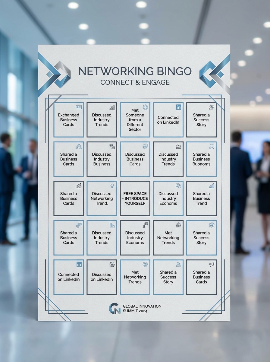 Conference Networking Bingo