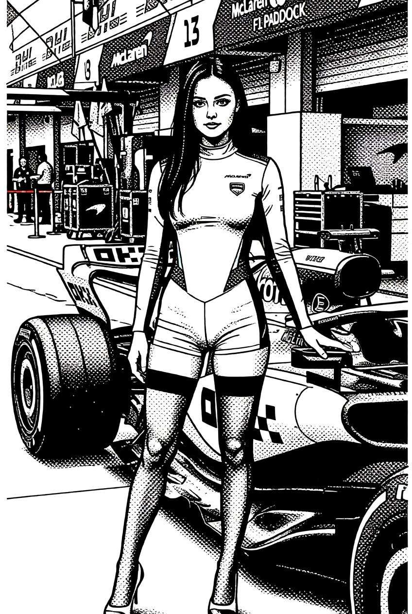 Pet image after conversion into black and white coloring page line art