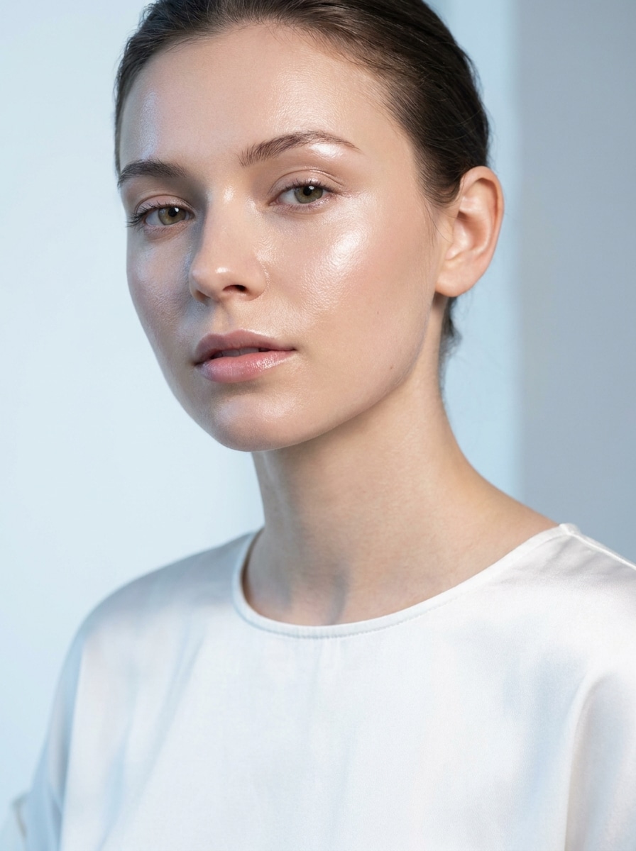 Cool-Tone Luminous Skin