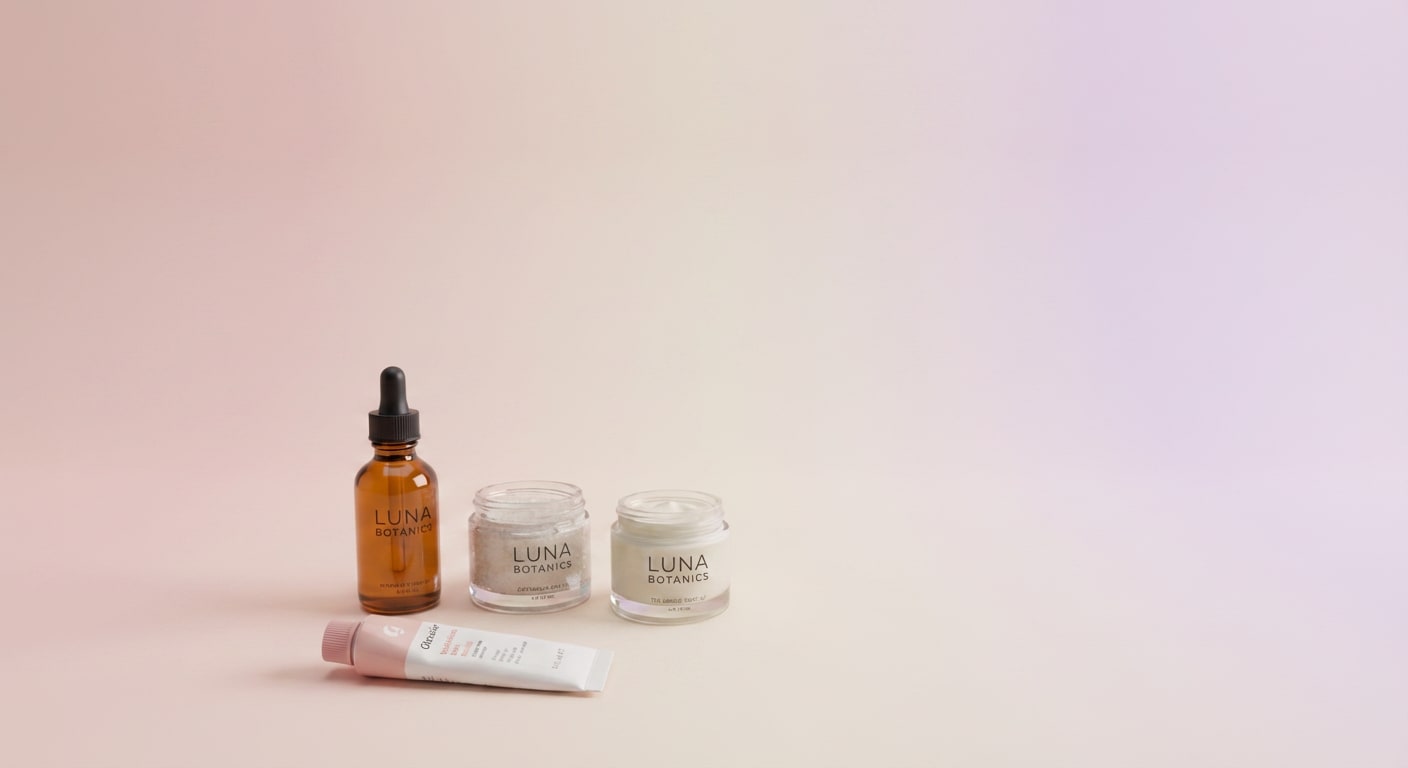 Pastel Cosmetic Display after background change